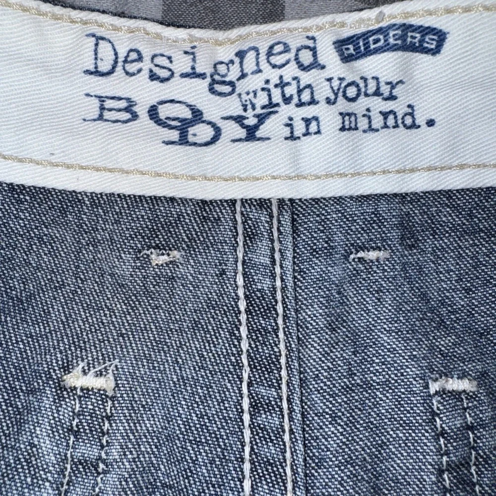 Vintage Riders by Lee High Rise Jeans Sz 6 Medium Wash 100%‎ Cotton Straight Leg